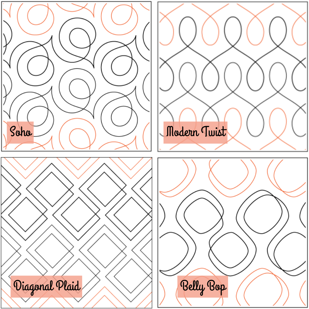 Budget friendly pantograph selections from Lovely Threads for a discounted rate