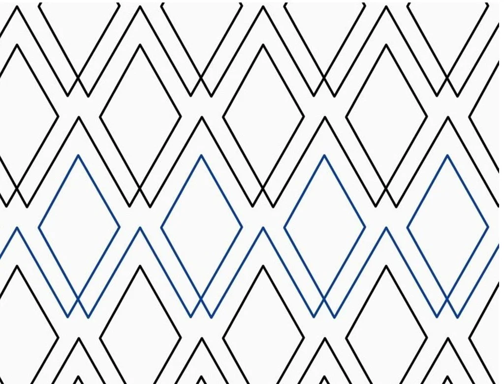 Diamond sky edge to edge quilting pantograph for digital longarm quilting